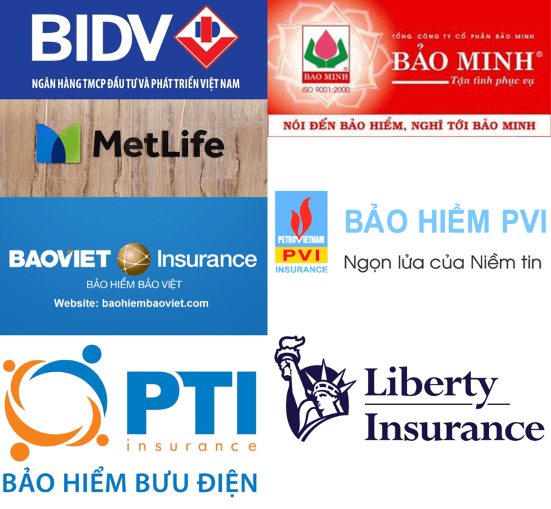 Các thương hiệu bảo hiểm uy tín